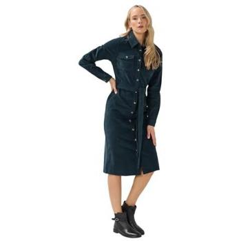 Long Tall Sally Corded Midi Dress – Mid Navy, Size 16