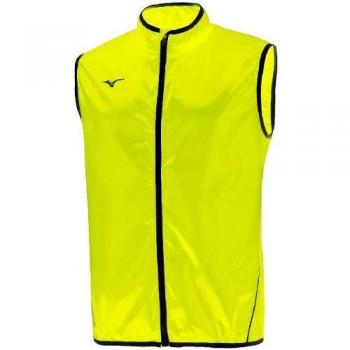 Mizuno Gilet Waterproof Giallo Fluorescente