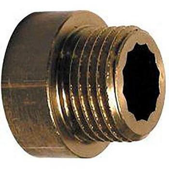 Hahnverlängerung Messing 1/2 x 20 mm