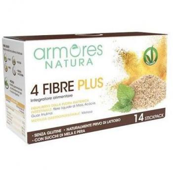 Armores Natura 4 Fibre Plus Integratore 14 Stickpack