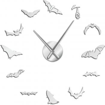 Décoration Moderne « Horloge Vampire‑Reflet »