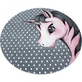Bravich Unicorn Glimmer Round Cushion