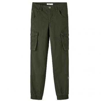 Pantaloni cargo da ragazzo Nkmryan Cargo R Twi Pant 2222-Ba Noos, Verde (Rosin), 158