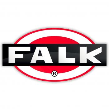 Trattore verde Falk 1014B Power Master con rimorchio giocattolo
