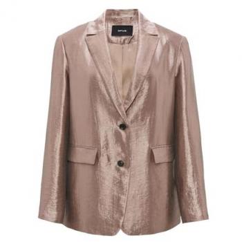Opus Damen Blazer Jeluna Regular Fit Viskose-Mix Camel Größe 34