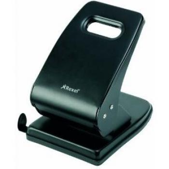 Rexel Value 2 Hole Metal Punch Black 40 Sheet Capacity