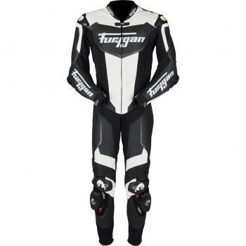 Combinaison de moto Furygan Overtake Noir-Blanc