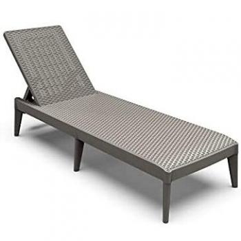 Silla tumbona de resina