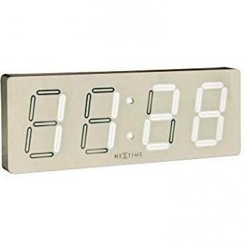 NeXtime White D – Dekorationsuhr in klassischem Weiß