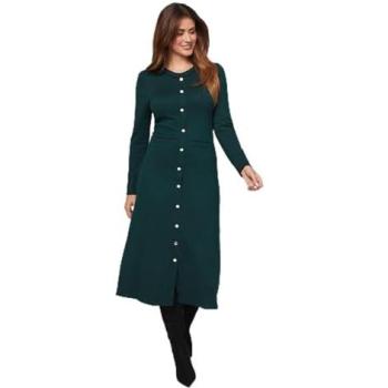 Wallis Teal Knitted Tipped Dress – Medium for Women