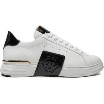 Philipp Plein Low-Top Phantom Sneakers van Leer