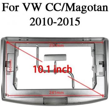 Panneau vidéo 10.1 pouces 2 Din pour Volkswagen Passat B6 B7 CC Magotan