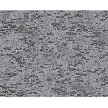 A.S. Création Soraya Tapete – Braun‑Grau Metallic in 10,05 m × 0,53 m