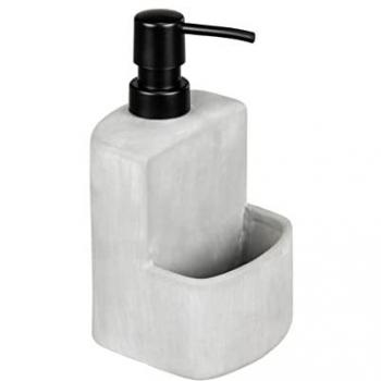 WENKO Seifenspender Festival 54666100 grau Beton 380,0 ml