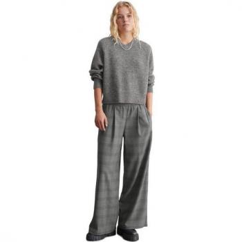 MARC O'POLO DENIM cropped Pullover grau M