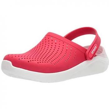 Unisex-Kinder Crocs Wassersportschuh Literide Clog, Farbe: Poppy/White