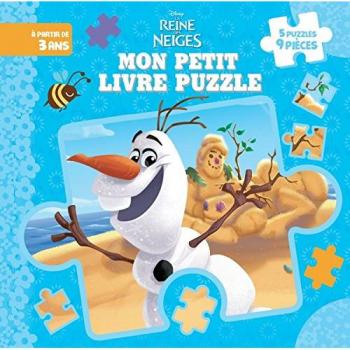 Olaf, La Reine des Neiges, MON PETIT LIVRE PUZZLE