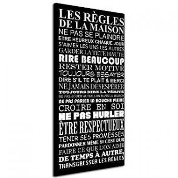 Impression Toile 150x75 cm – Le Guide des Règles Domestiques