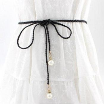 Ceinture élégante en cuir acidulé