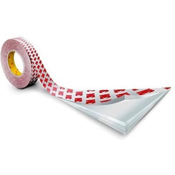 M 9088-200 Doppelseitiges Klebeband, 25 mm x 50 m, Klar (9-er Pack)