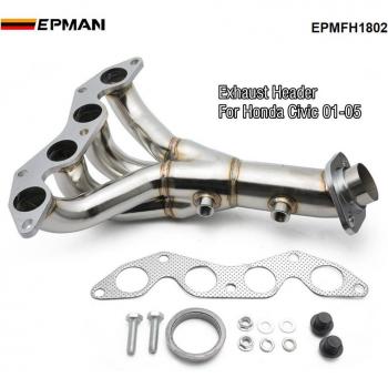 EPMAN Racing Header Extractor for Honda Civic DX/LX D17A1 1.7L 01-05