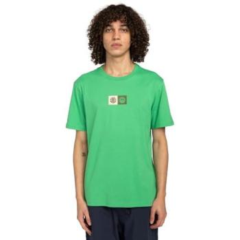Kelly Green Dual‑Print Short Sleeve T‑Top – XS Men