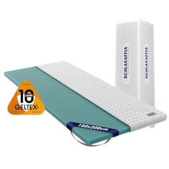 GELTEX®‑Next Topper von Schlaraffia – Roll’n’Sleep 90×200 cm – Weiß