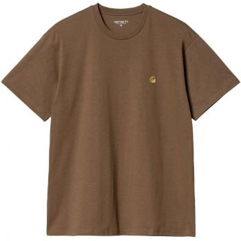 CARHARTT WIP_T-shirt Chase in cotone_Marrone_M_Uomo
