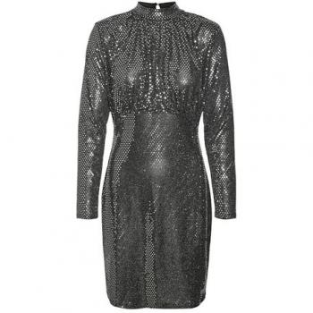 Abito da Cocktail Slim Fit Argento Vero Moda Evaline