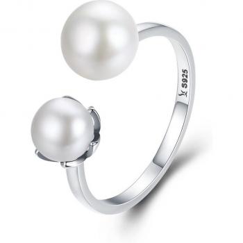 Luxury 925 Sterling Silver & Freshwater Pearl Ring
