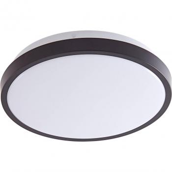 Plafonnier LED Medon noir Ø 29 cm IP44