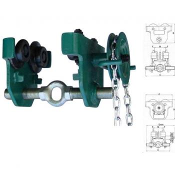 Chariot de Levage à Poussée pour Palan 220 mm