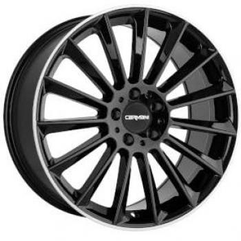 CARMANI 17 Fritz Felge 8,0x18 5x112 ET45 schwarz poliert