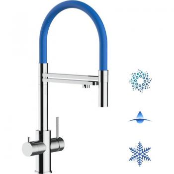 Mitigeur VIZIO 5 Voies avec Bec Bleu