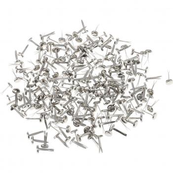 200Pcs Silver Iron Brads for Scrapbooking
