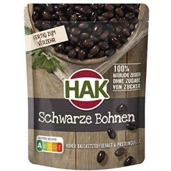 Haftpflicht Bohnen: Schwarze Bohne 225 g, Beutel (HAK)