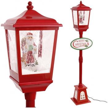 CLICCANDOSHOP Adorno Navideño Rojo con Papá Noel 135 cm