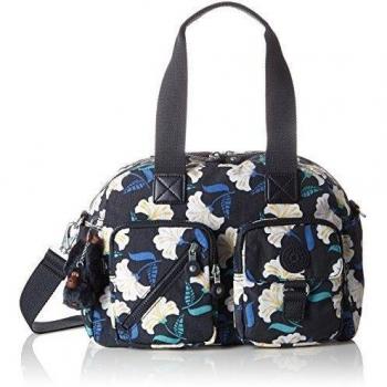 Kipling Defea, Bolsa de Asa Superior, 33x24.5x19 cm, Multicolor Mujer