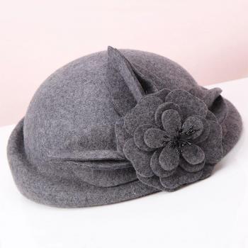H299 British Retro Wool Felt Hat