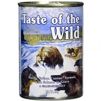 Taste Of The Wild Latas de Comida Húmeda para Perros Salmón 12 x 390 gr