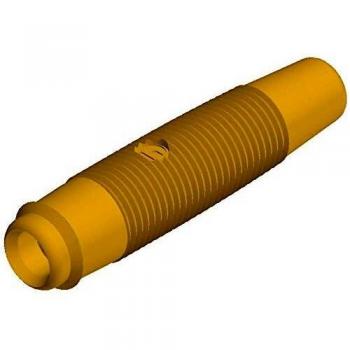 SKS Hirschmann KUN 30 Au 4mm Yellow Plug Socket