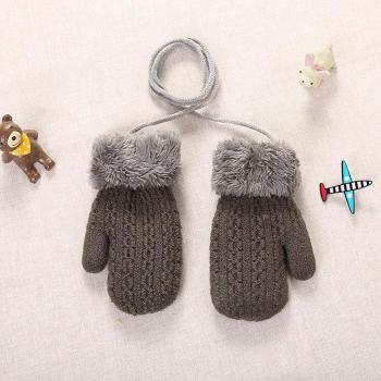 Gants d'hiver en corde pour enfants