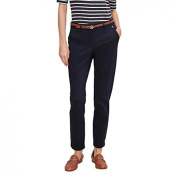 Comma Chino 7/8 Dunkelblau Damen Größe: 38 2113036