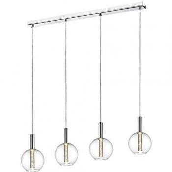 Lampada a sospensione a LED Elegante di BRILLIANT con 4x7W LED integrato (COB), temperatura colore di 3000K e