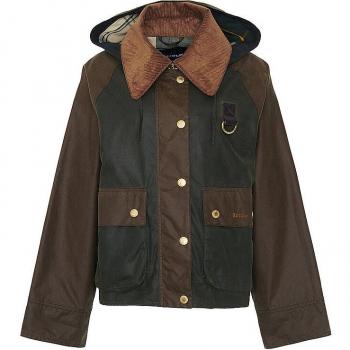Reighton Archival Olive/Beech Hooded Wax Coat – S12