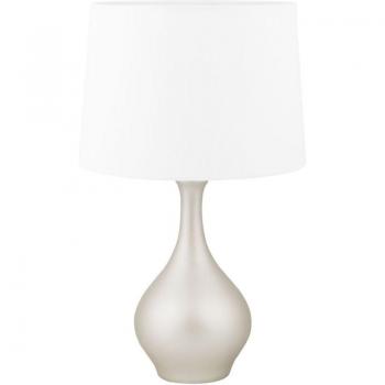 Sella d'Oro Lampada con Base Bianca
