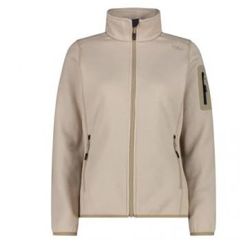 CMP Damen Strickfleecejacke beige 44, Wärmeisolierend