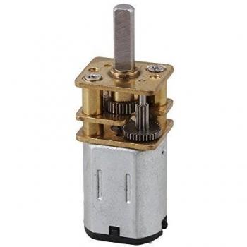 Gearmotor 12 mm Plata 12 V DC 4000 RPM Eje 10 mm