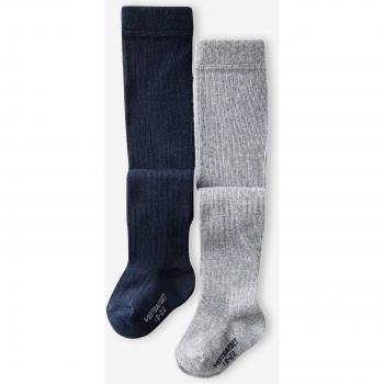 Bébé Fille Gris – Collants Côtelés VertbauDet (Lot 2)
