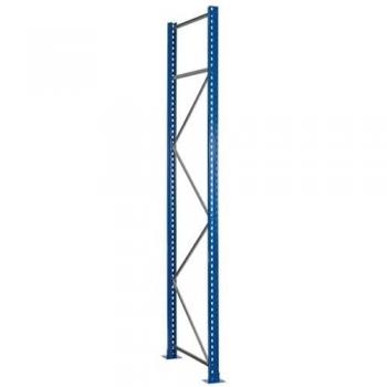 Ständerpalette S625‑A18 – 800 × 7500 mm – 100 mm Breite – Blau/Verzinkt